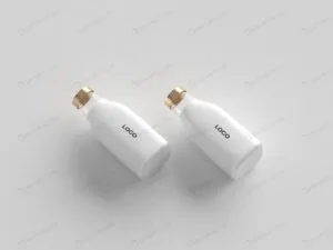 موکاپ بطری با درب فلزی
