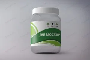 موکاپ شیشه مربا