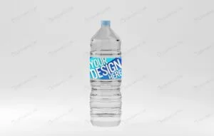 موکاپ بطری آب معدنی