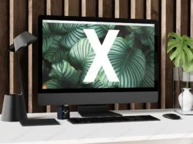موکاپ صفحه نمایش مانیتور