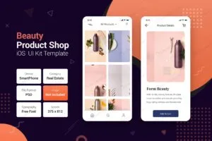موکاپ صفحه آنلاین فروشگاه