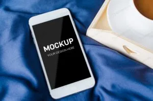 موکاپ صفحه نمایش موبایل
