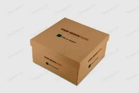موکاپ جعبه درب دار