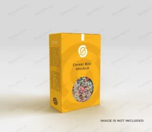 موکاپ جعبه غلات