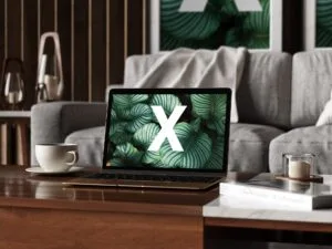 موکاپ صفحه نمایش لپ‌تاپ