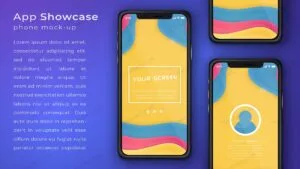 موکاپ صفحه نمایش موبایل