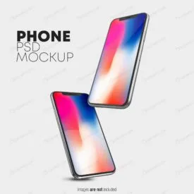 موکاپ صفحه نمایش موبایل