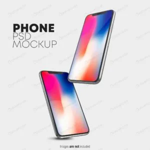 موکاپ صفحه نمایش موبایل