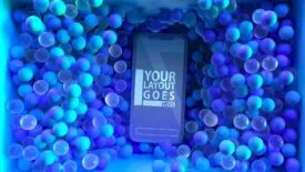 موکاپ صفحه نمایش گوشی هوشمند