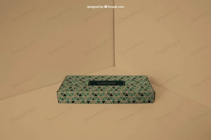 موکاپ جعبه کاغذ دستمالی