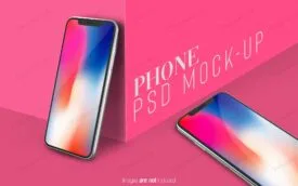 موکاپ صفحه نمایش موبایل