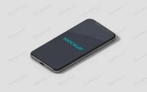 موکاپ صفحه نمایش موبایل