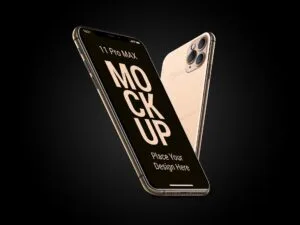 موکاپ صفحه نمایش موبایل