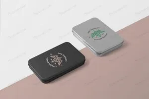 موکاپ جعبه فلزی