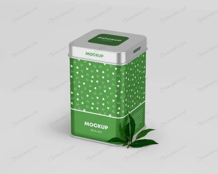 موکاپ قوطی فلزی