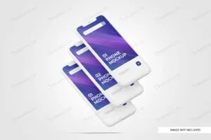 موکاپ صفحه نمایش موبایل