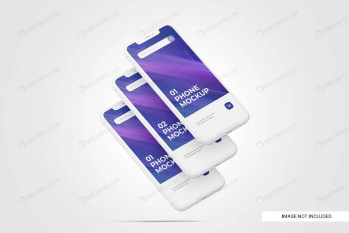 موکاپ صفحه نمایش موبایل