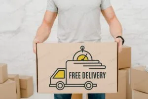 موکاپ کارتن بسته بندی پستی