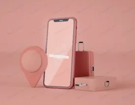 موکاپ اپلیکیشن سفر در موبایل