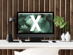 موکاپ صفحه نمایش مانیتور