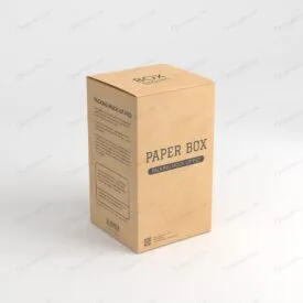 موکاپ جعبه مقوایی ایستاده