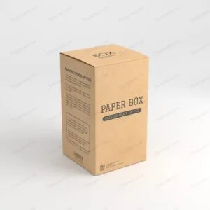 موکاپ جعبه مقوایی ایستاده
