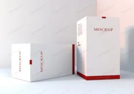موکاپ جعبه مقوایی