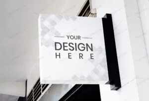 موکاپ تابلوی فروشگاه