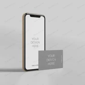 موکاپ موبایل و کارت ویزیت