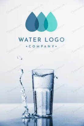 موکاپ لوگوی آب