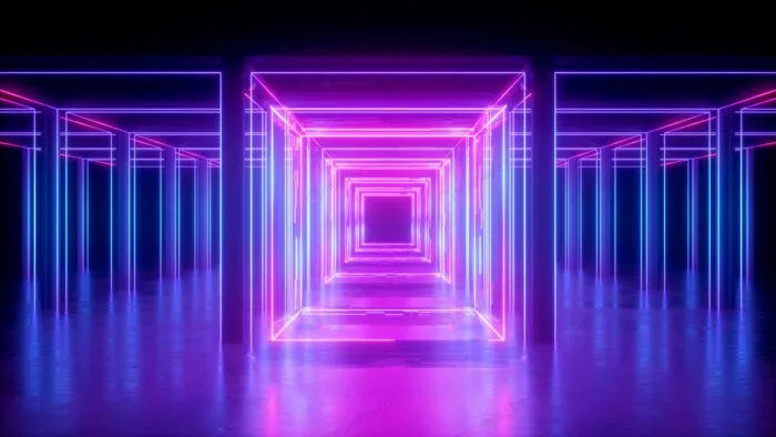 پس زمینه رندر 3 بعدی انتزاعی