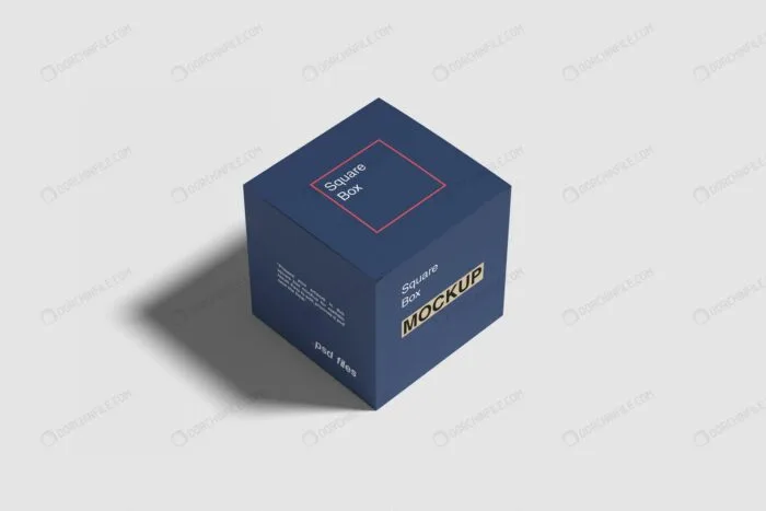 موکاپ باکس مربعی
