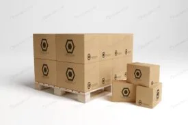 موکاپ کارتن بسته بندی