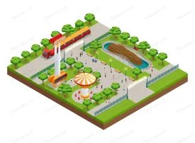 ایزومتریک شهر بازی