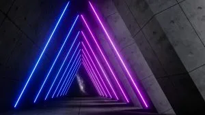تصویر رندر راهروی بتونی