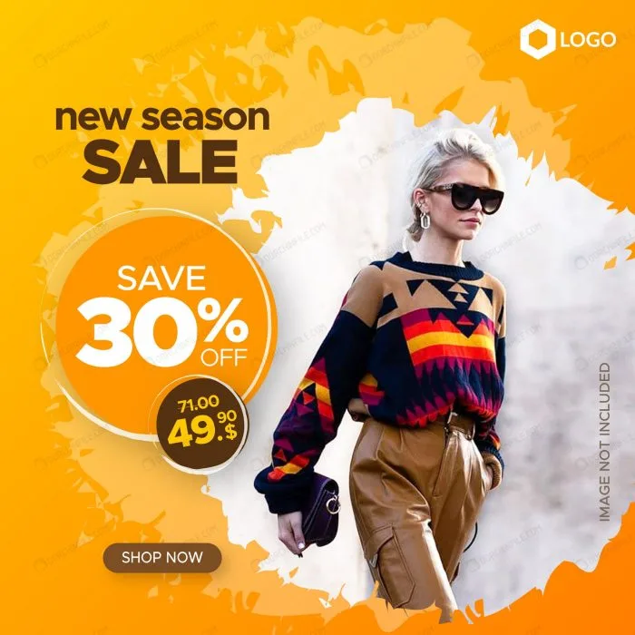 پست اینستاگرام تخفیف ویژه فصلی